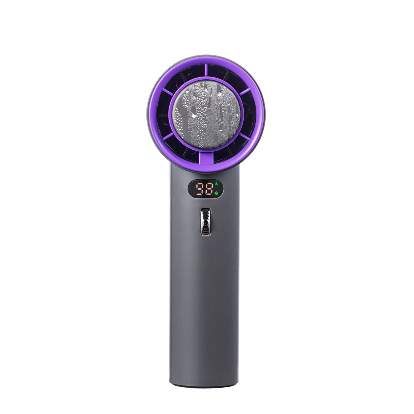 Portable Handheld Turbo Fan with Cooling Technology – 3000mAh Rechargeable Battery | Cold Compress + Adjustable Wind Speeds | Mini USB Personal Fan for Summer Relief