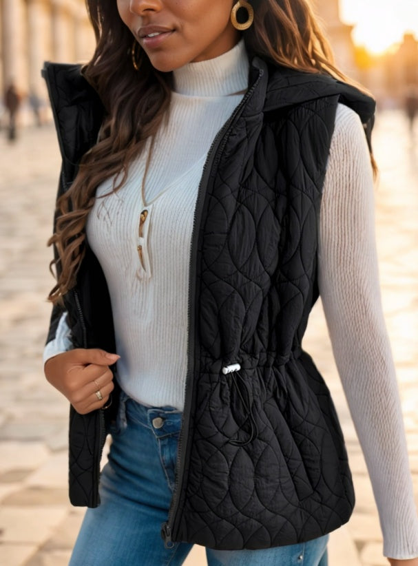 Women's Solid Color Sleeveless Vest – Casual Layering Tank Top for Everyday Wear