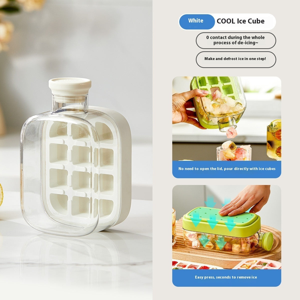 One-Click Molding Cooling Cup – Instant Chill, Stylish Sip!