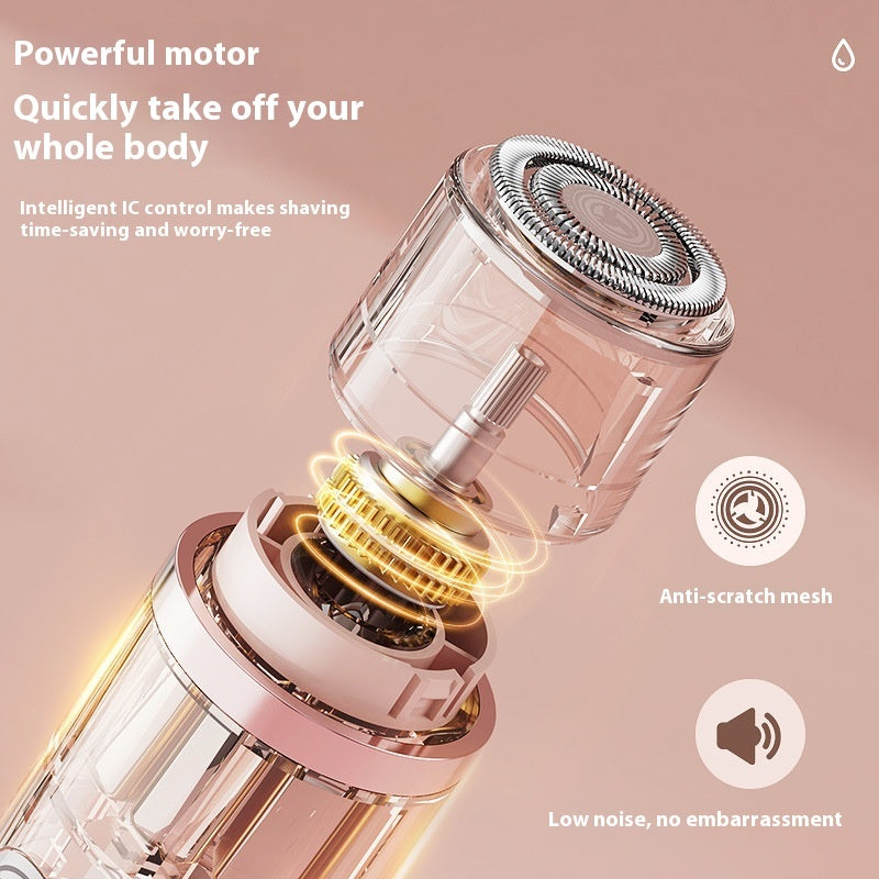 Dual-Head Electric Epilator – Painless Hair Removal Shaver for Women’s Face, Bikini, Legs & Underarms
