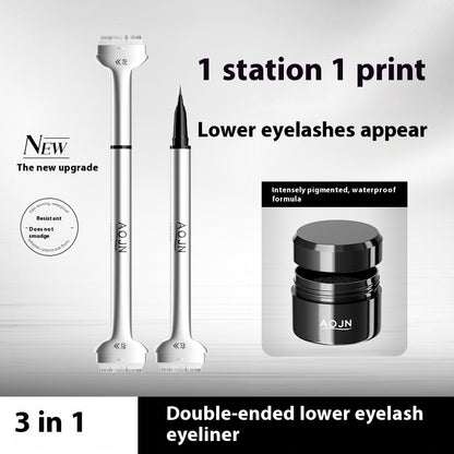 Double-Headed Eyelash Stamp Pen – Waterproof, Natural, Long-Lasting Eyeliner