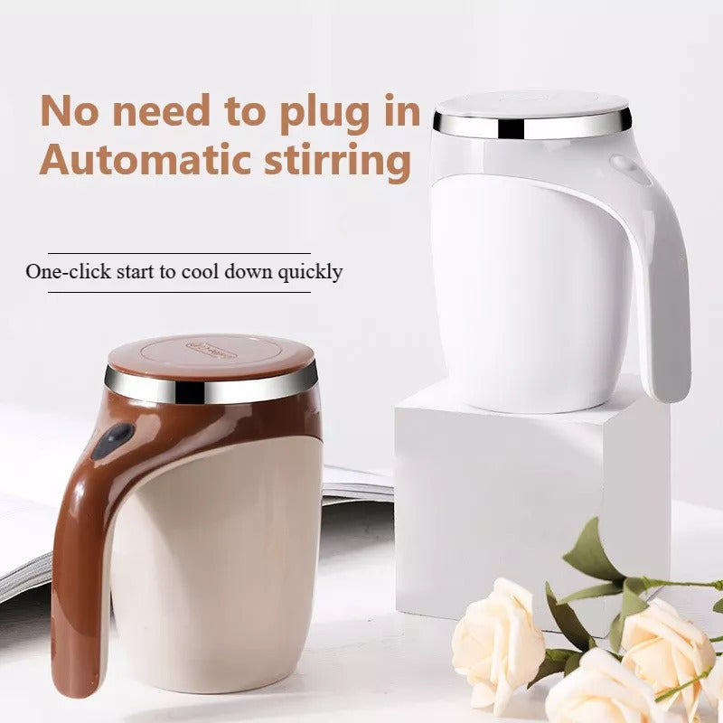 Rechargeable Automatic Stirring Coffee Cup – Effortless Mixing for Coffee, Milkshakes &amp; More!