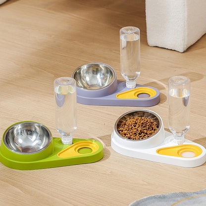 Automatic Pet Water Fountain Bowl – Spill-Proof Drinking Basin for Cats &amp; Dogs