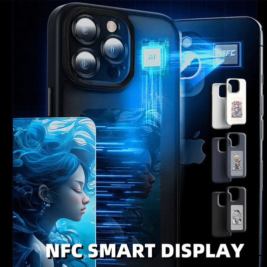 E-ink Screen Phone Case – Unlimited Screen Projection | Personalized Battery-Free Luxury Phone Cover