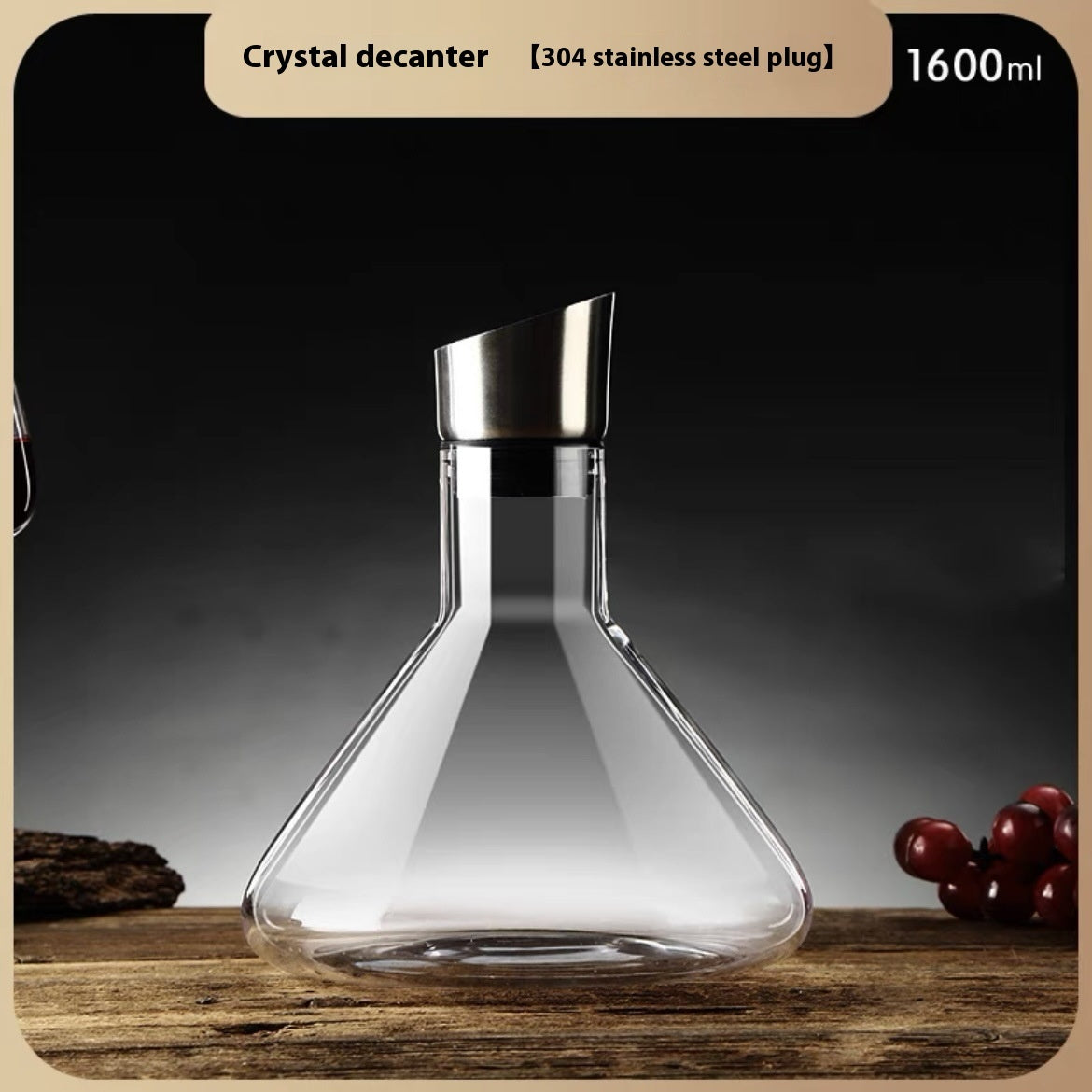 Transparent Iceberg Wine Dispenser – Quick Decanter with Waterfall Pouring Effect