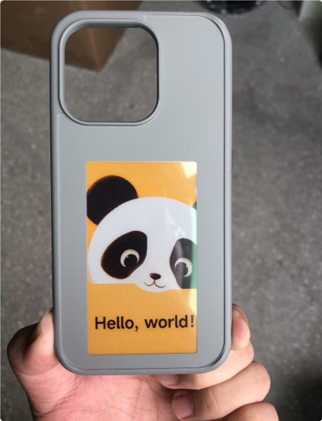 E-ink Screen Phone Case – Unlimited Screen Projection | Personalized Battery-Free Luxury Phone Cover