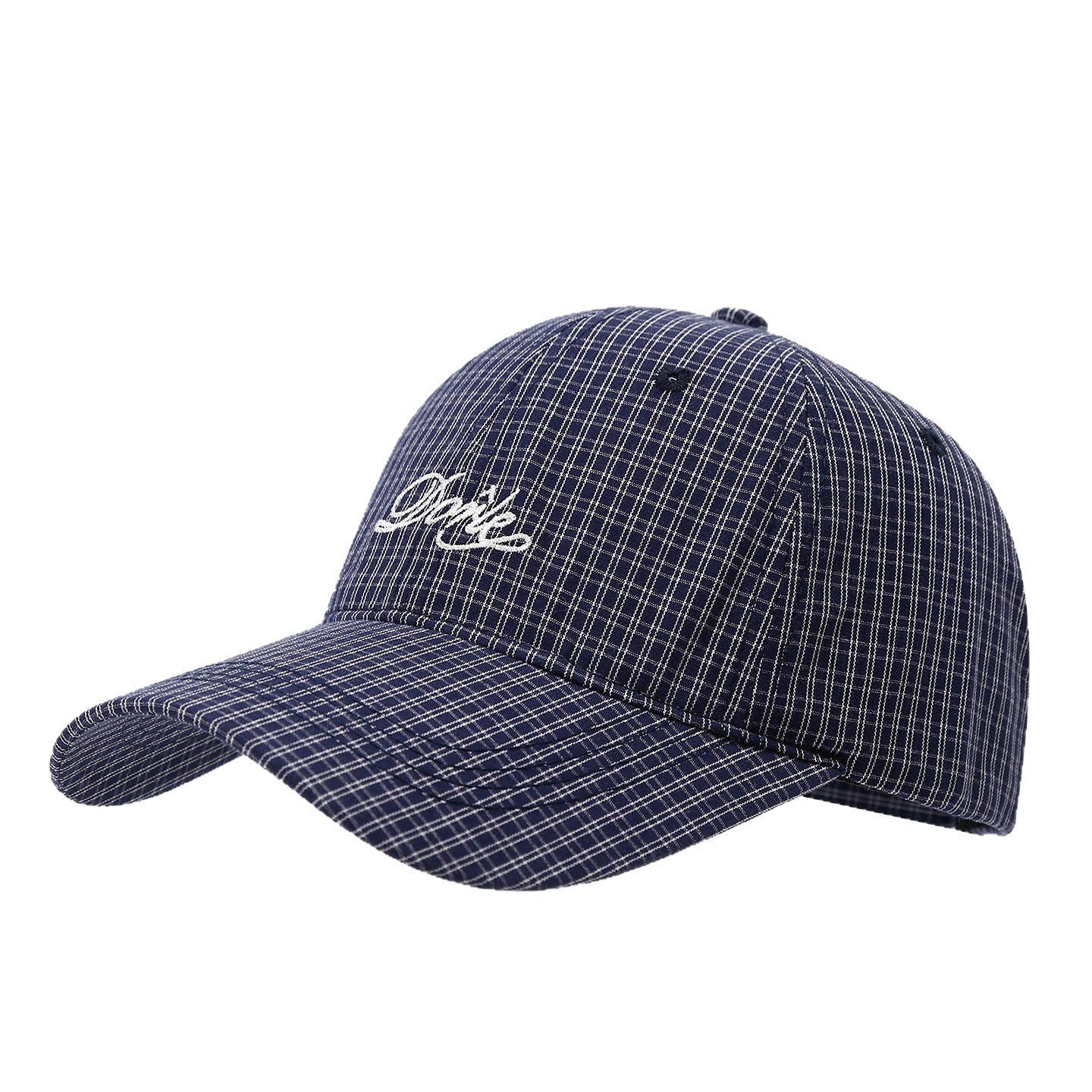 Unisex Korean Style Plaid Peaked Cap – Fashionable All-Match Sun Hat for Couples