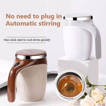Rechargeable Automatic Stirring Coffee Cup – Effortless Mixing for Coffee, Milkshakes &amp; More!