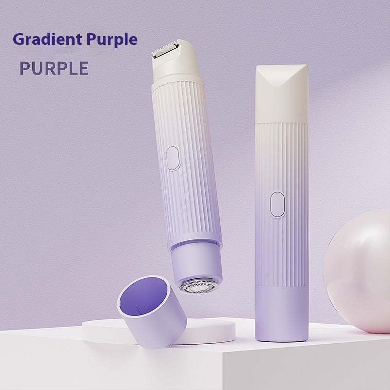 Dual-Head Electric Epilator – Painless Hair Removal Shaver for Women’s Face, Bikini, Legs & Underarms