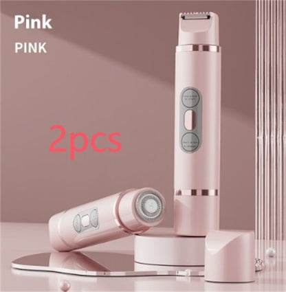 Dual-Head Electric Epilator – Painless Hair Removal Shaver for Women’s Face, Bikini, Legs & Underarms