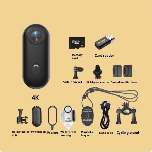 Outdoor Sports 4K Mini Action Camera – Capture Every Moment, Hands-Free!