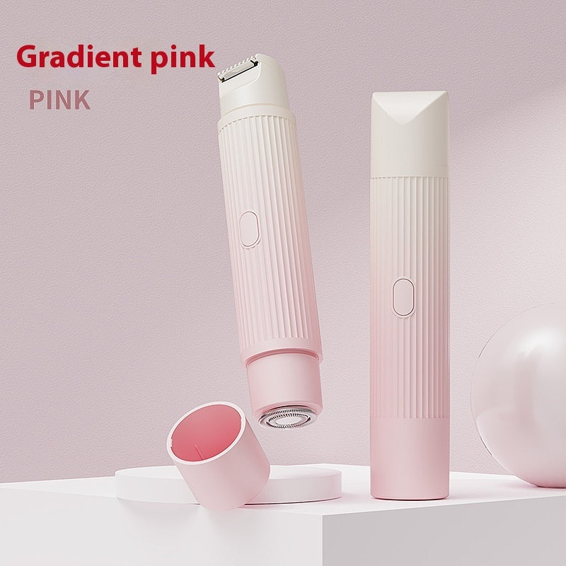 Dual-Head Electric Epilator – Painless Hair Removal Shaver for Women’s Face, Bikini, Legs & Underarms