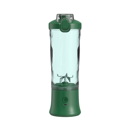 Portable Blender Juicer – Personal 600ml Mini Blender for Shakes &amp; Smoothies with 6-Blade Stainless Steel, USB Type-C Rechargeable